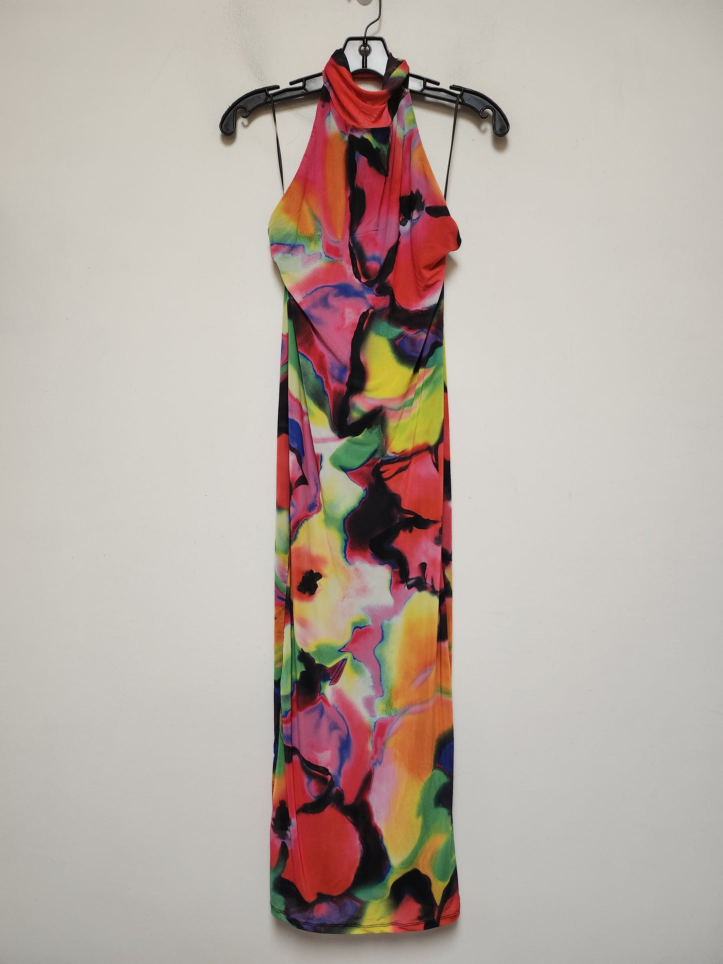 Multi-colored Dress Casual Maxi Clothes Mentor, Size S