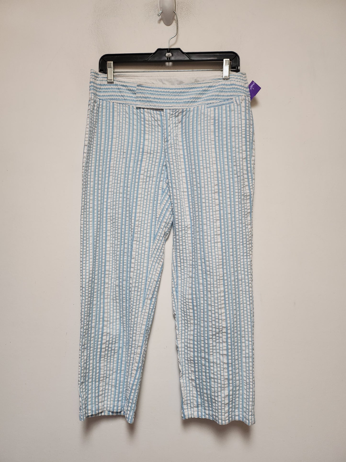 Striped Pattern Pants Cropped Lilly Pulitzer, Size 6