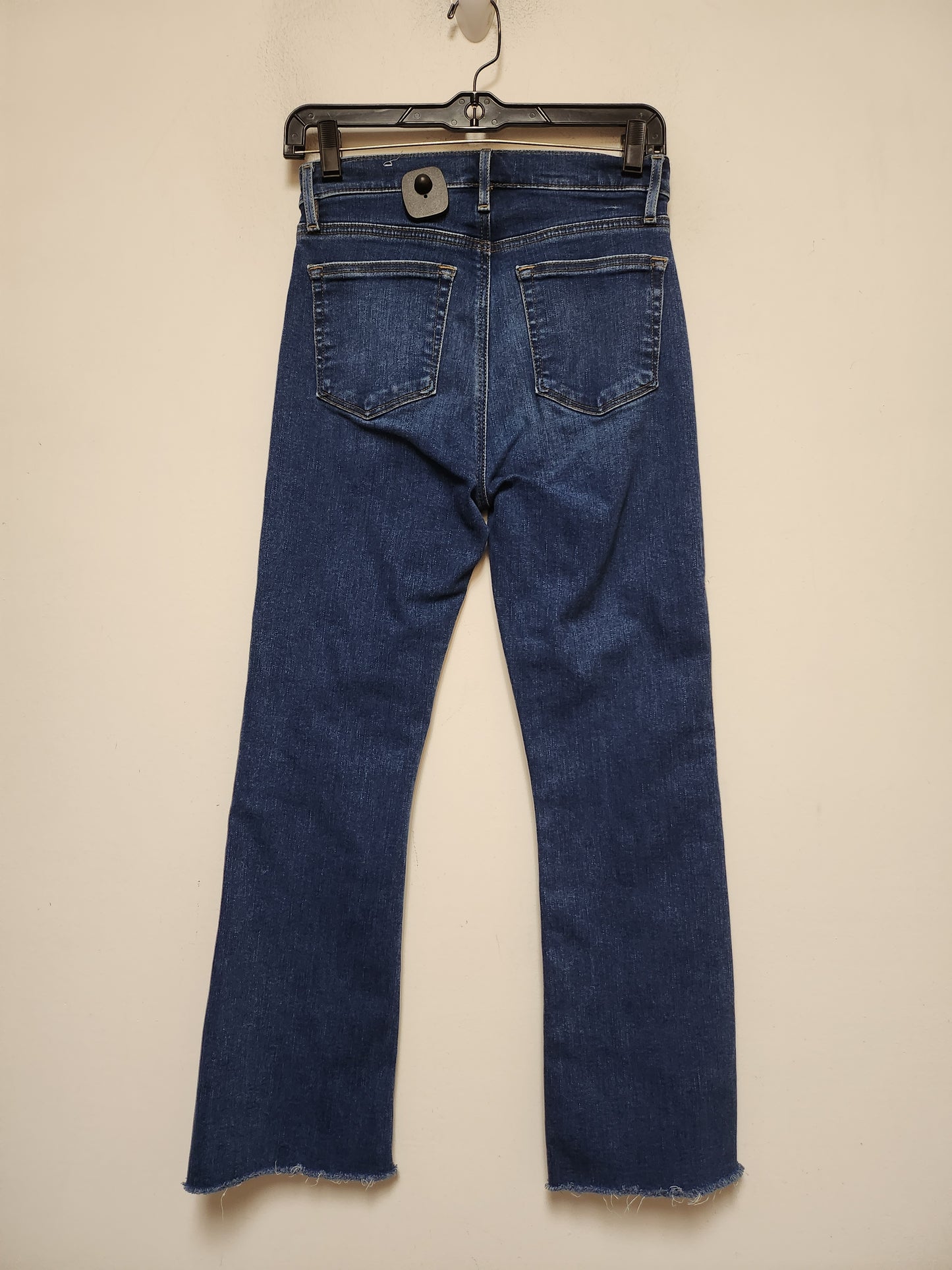 Blue Denim Jeans Flared Loft, Size 00