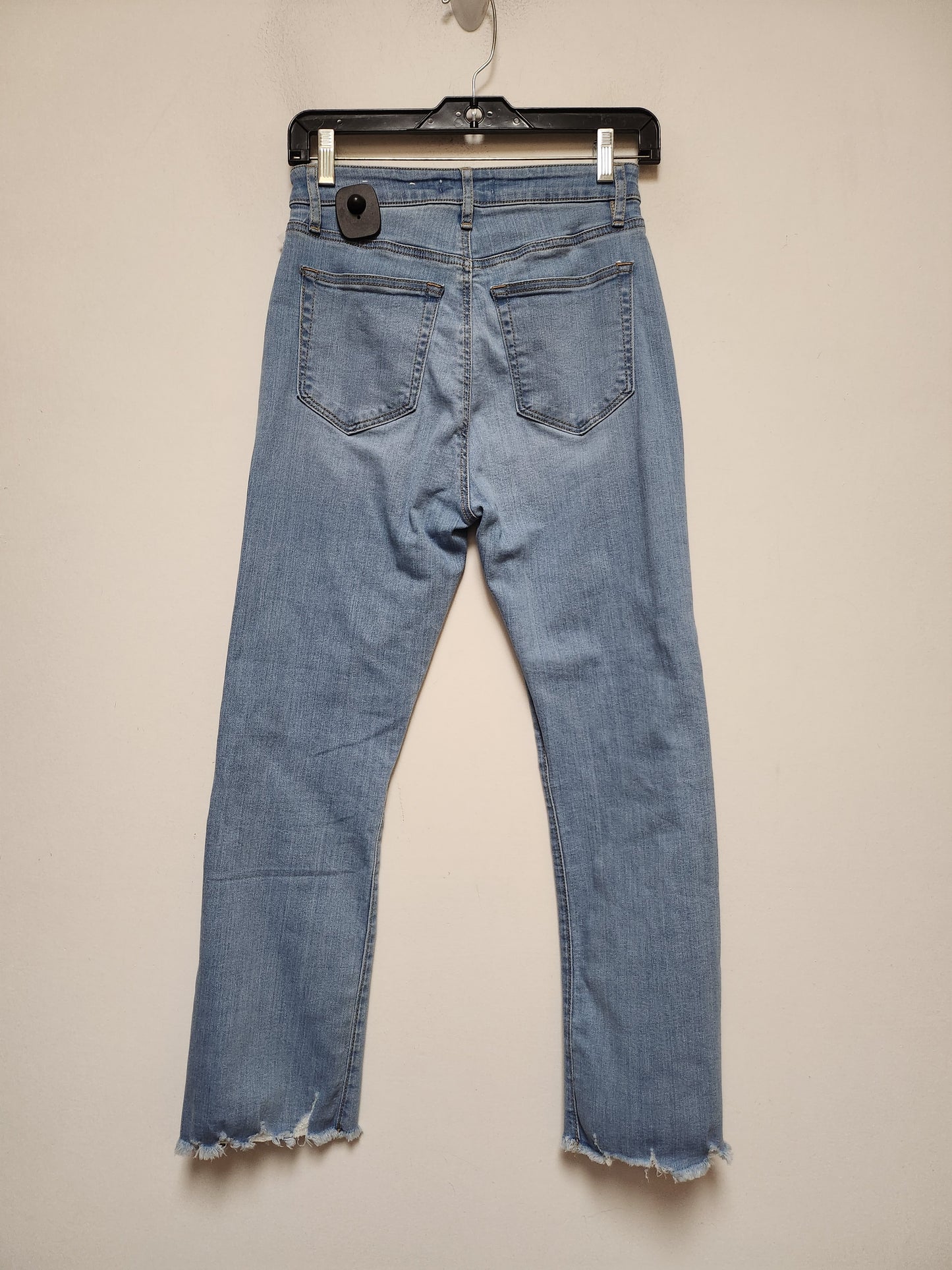 Blue Denim Jeans Flared Loft, Size 00