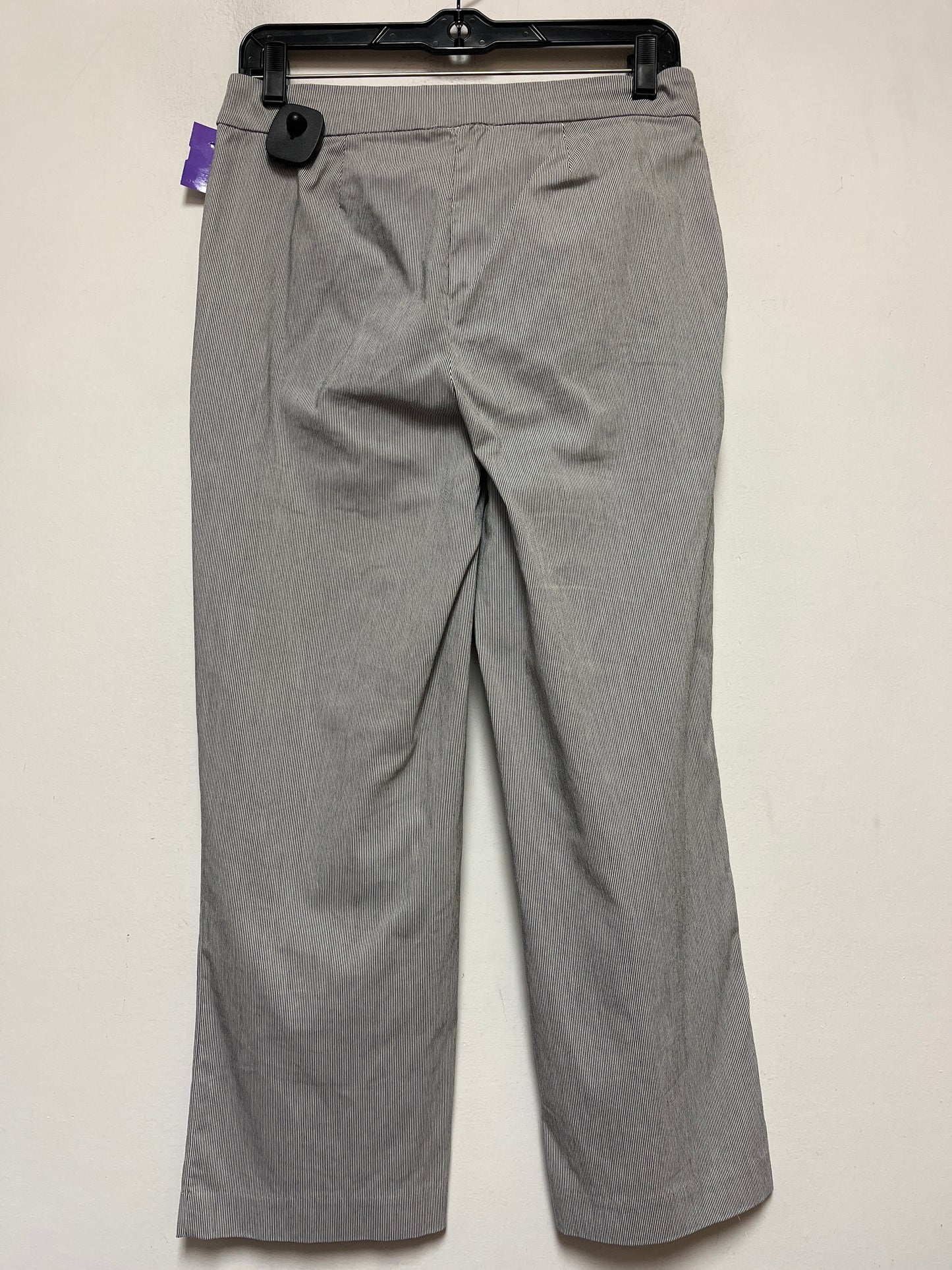 Striped Pattern Pants Wide Leg Clothes Mentor, Size 6