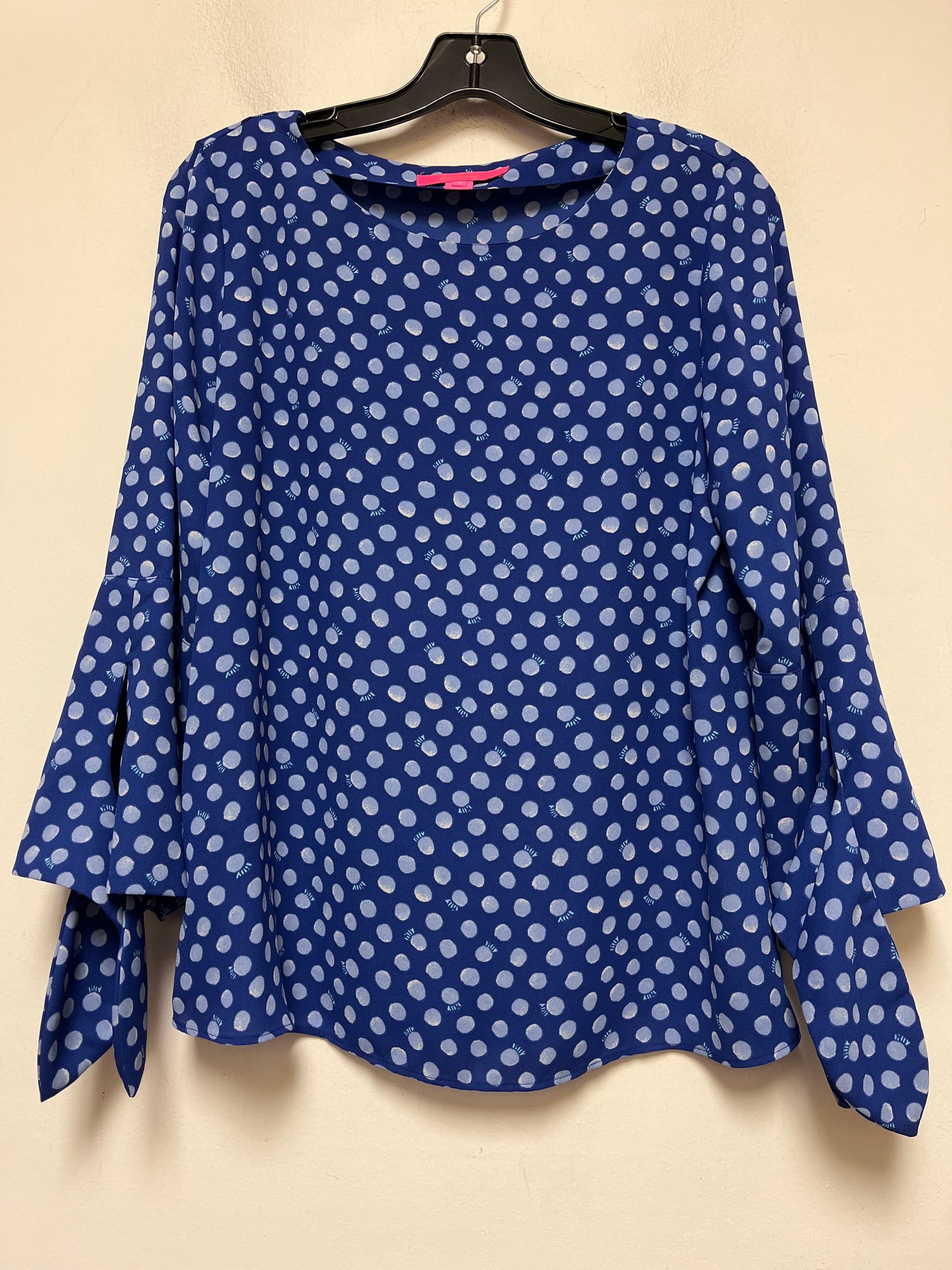 Polkadot Pattern Top Long Sleeve Lilly Pulitzer, Size S