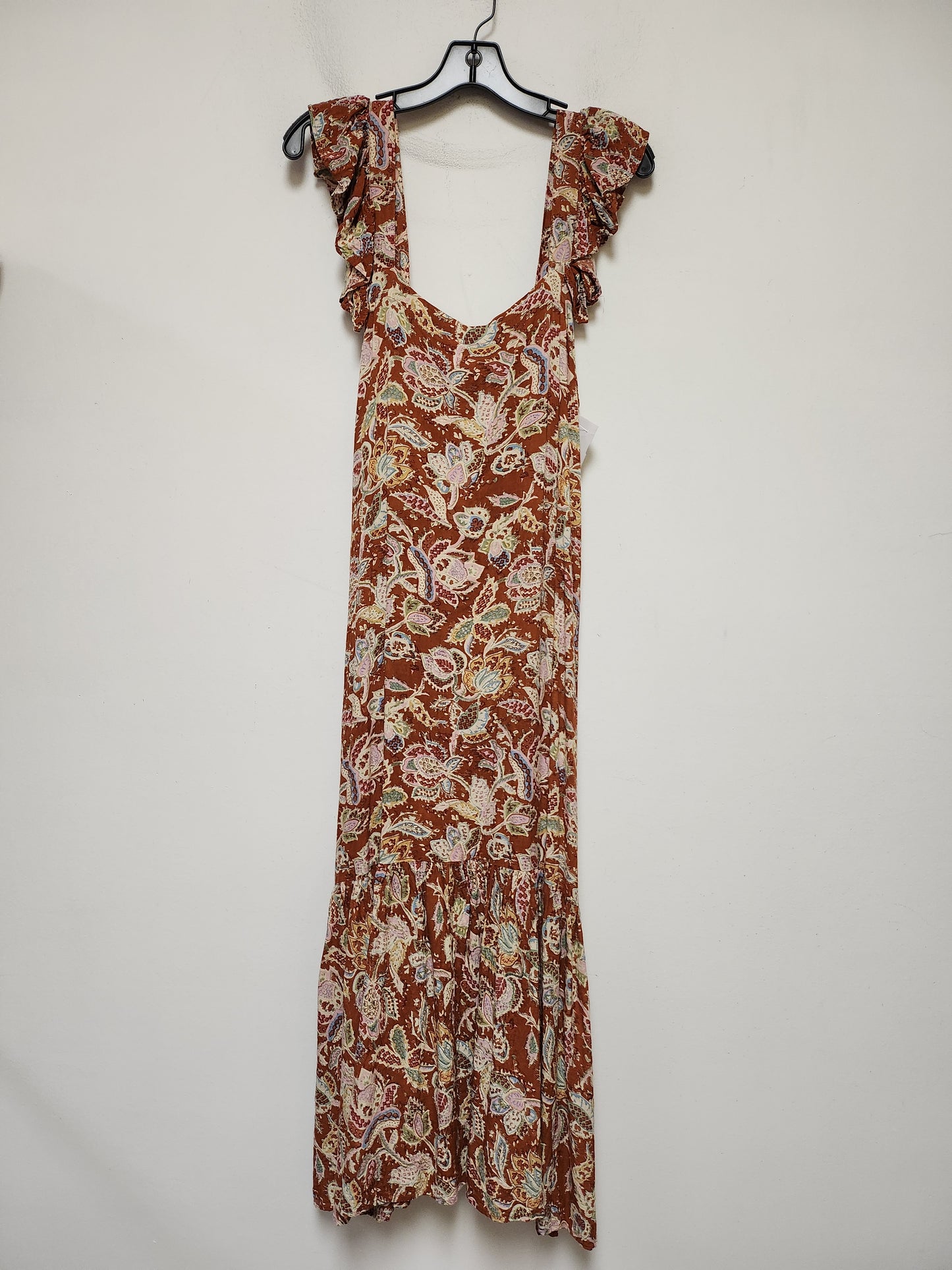 Floral Print Dress Casual Maxi House Of Harlow, Size M