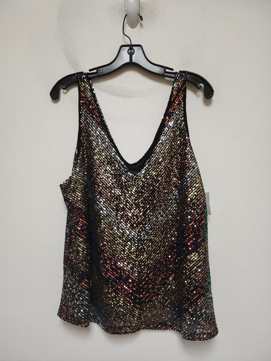 Top Sleeveless By Daytrip In Multi-colored, Size: L