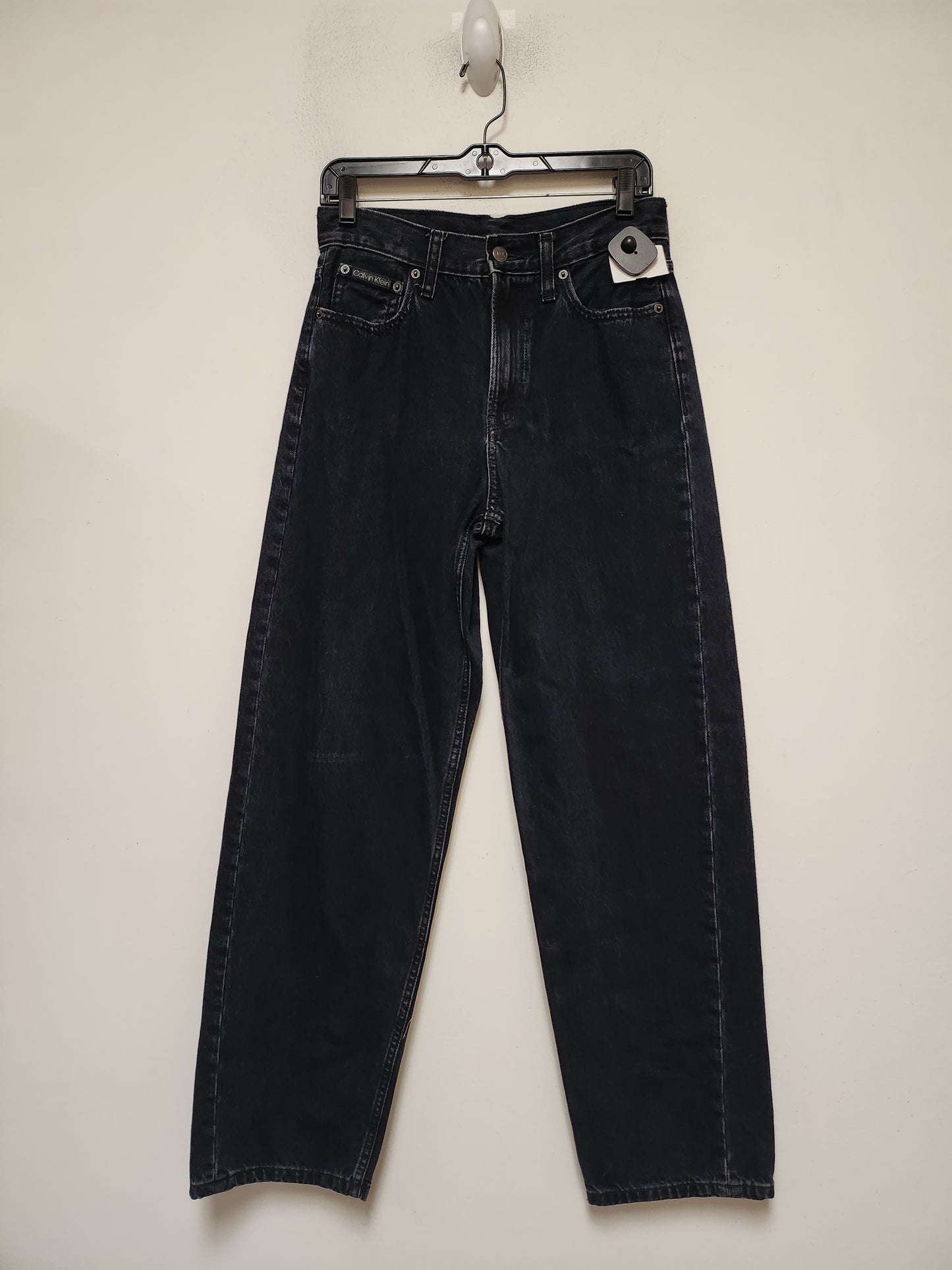 Blue Denim Jeans Wide Leg Calvin Klein, Size 2