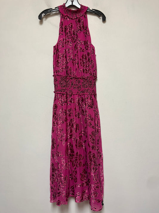 Dress Casual Maxi By White House Black Market In Floral Print, Size: Xs