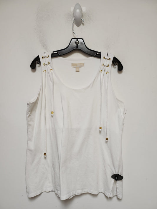 Top Sleeveless Basic By Michael By Michael Kors In White, Size: L