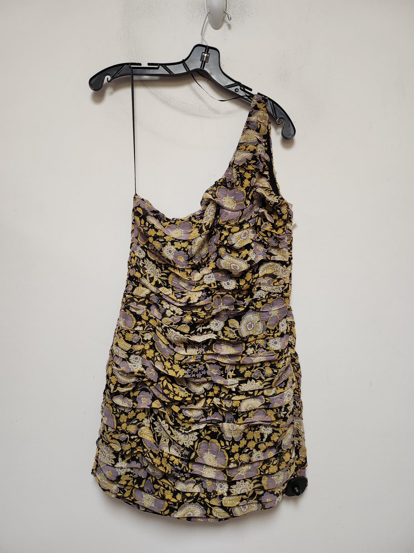 Dress Casual Short By Zara In Floral Print, Size: M