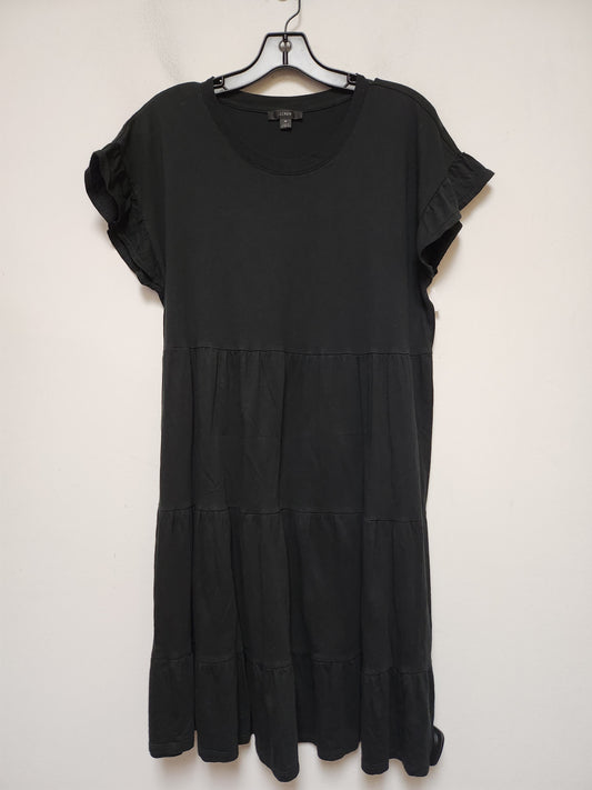 Dress Casual Midi By J. Crew In Black, Size: M