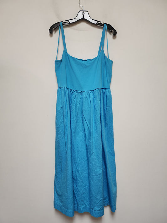 Dress Casual Midi By Old Navy In Aqua, Size: Xl