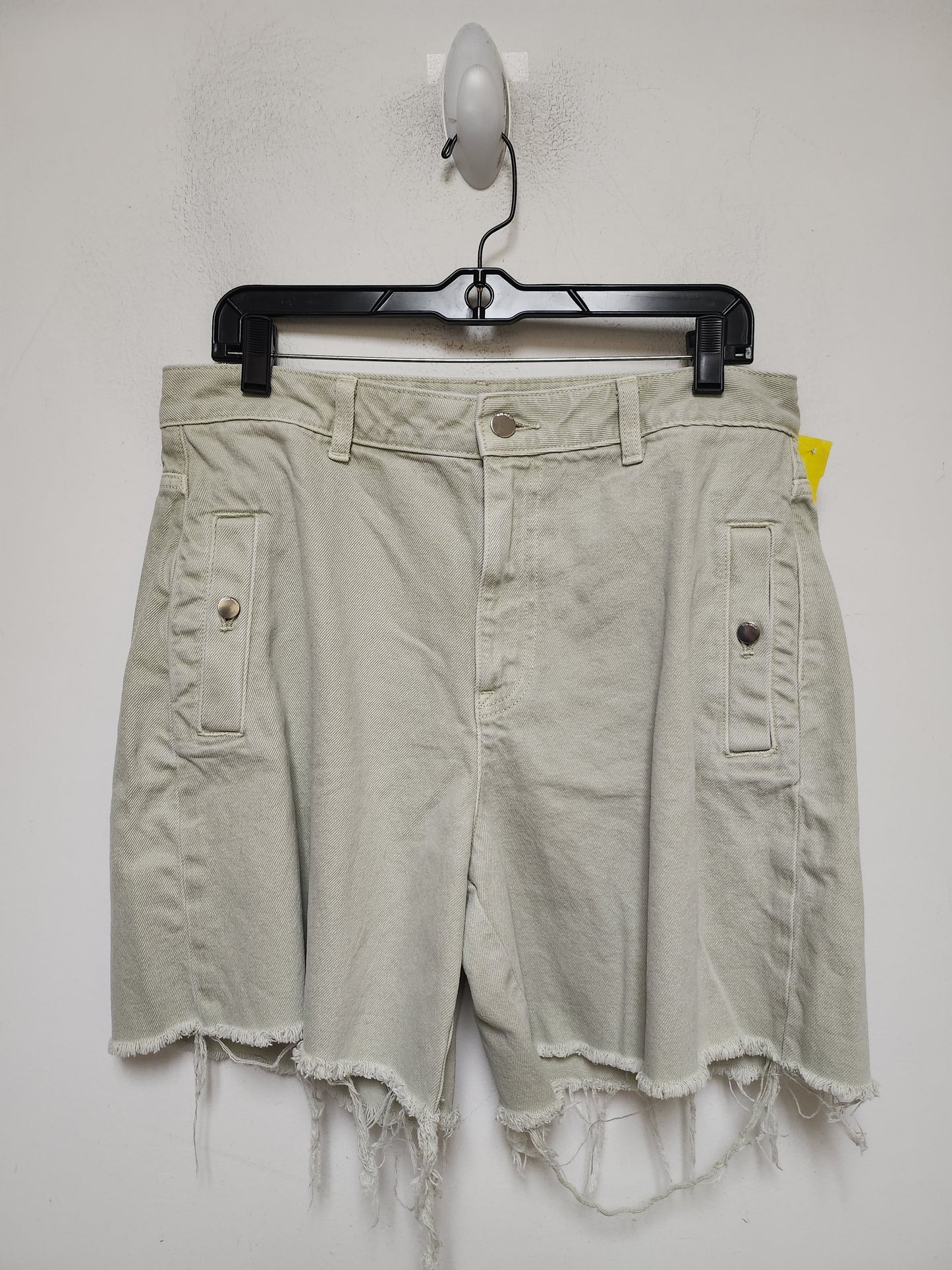 Shorts By Zara In Green Denim, Size: 10