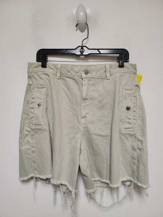 Shorts By Zara In Green Denim, Size: 10