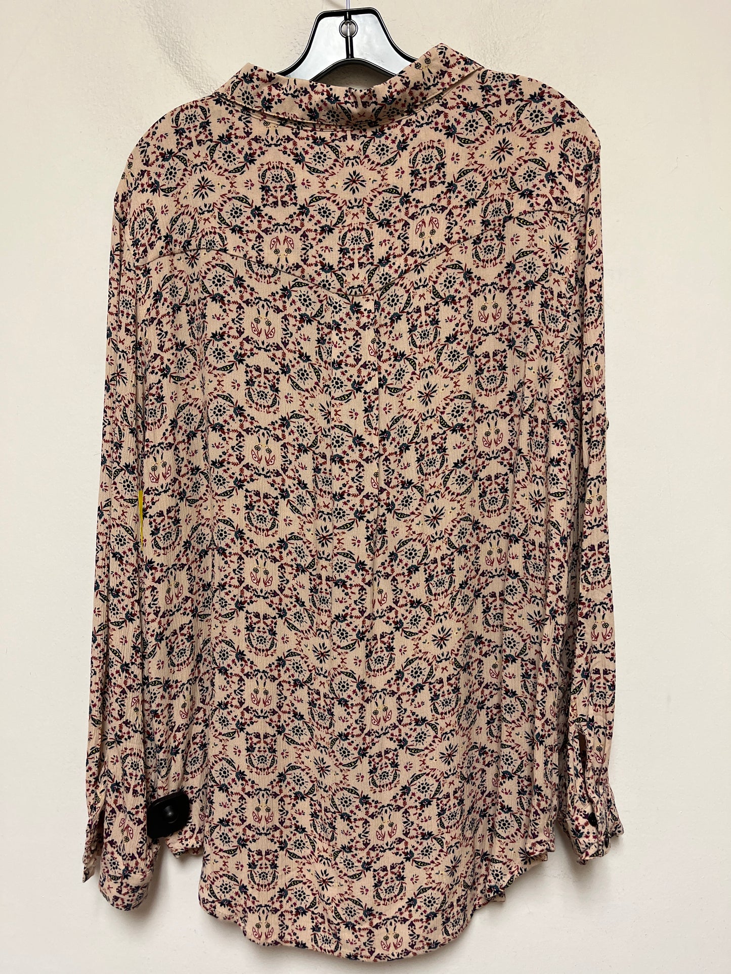 Top Long Sleeve By Natural Life In Floral Print, Size: M