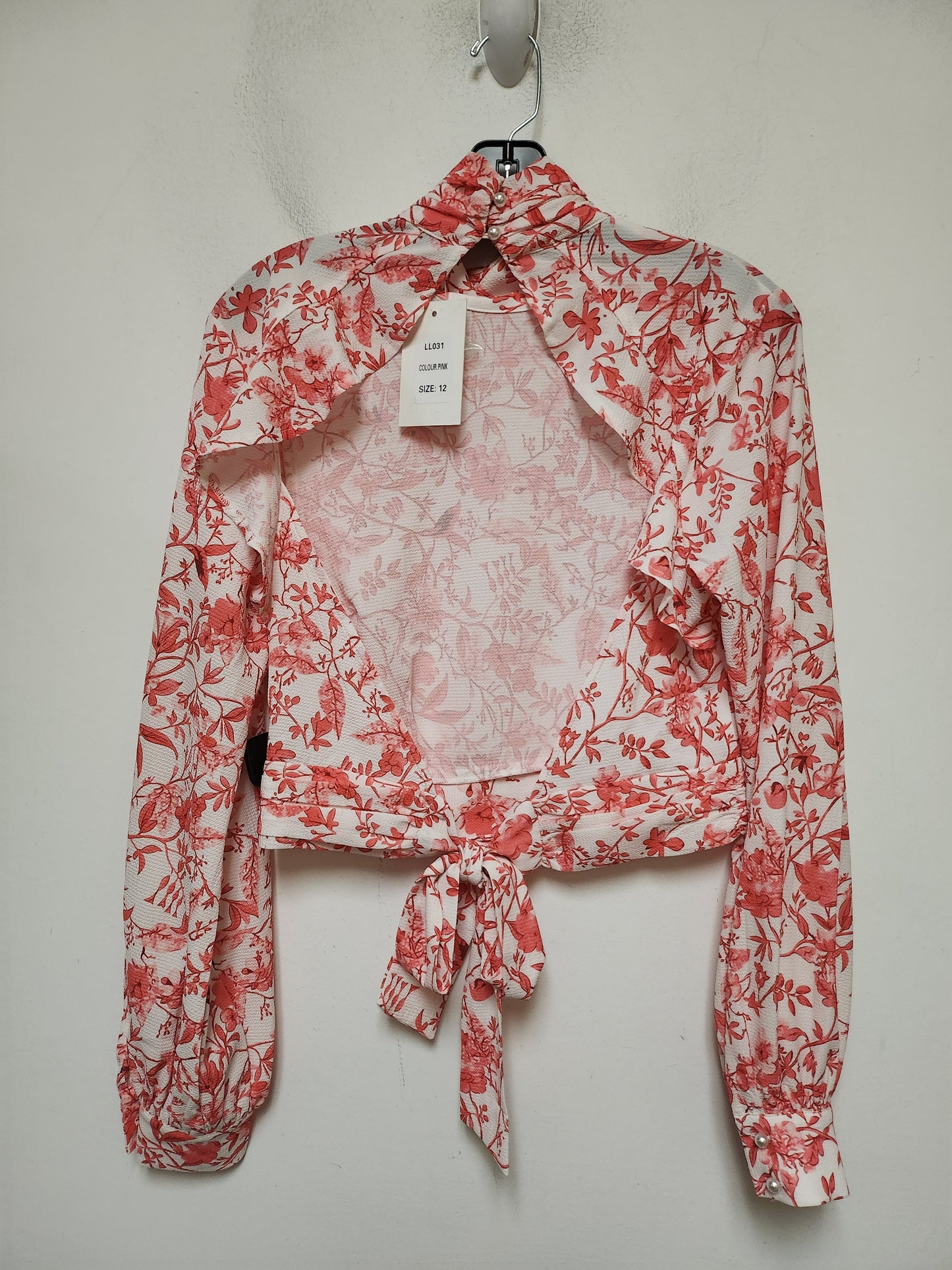 Top Long Sleeve By Clothes Mentor In Floral Print, Size: L