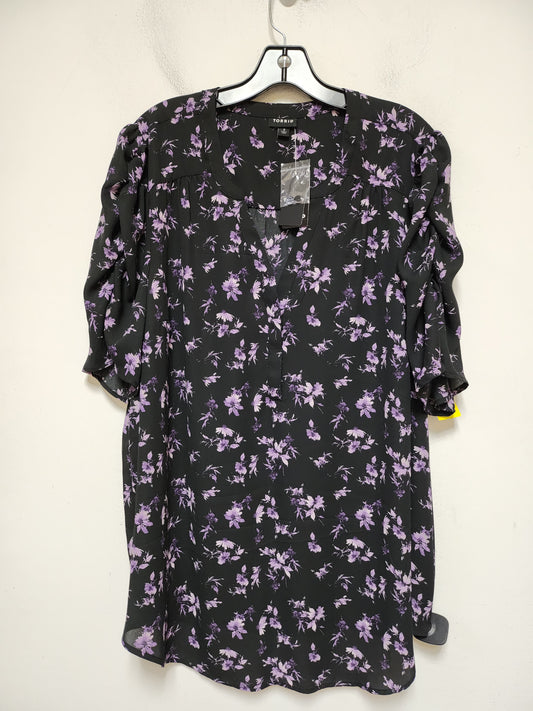 Top Short Sleeve By Torrid In Floral Print, Size: 3x