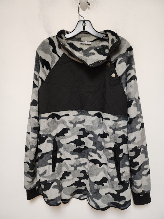 Jacket Fleece By White Birch In Camouflage Print, Size: Xl