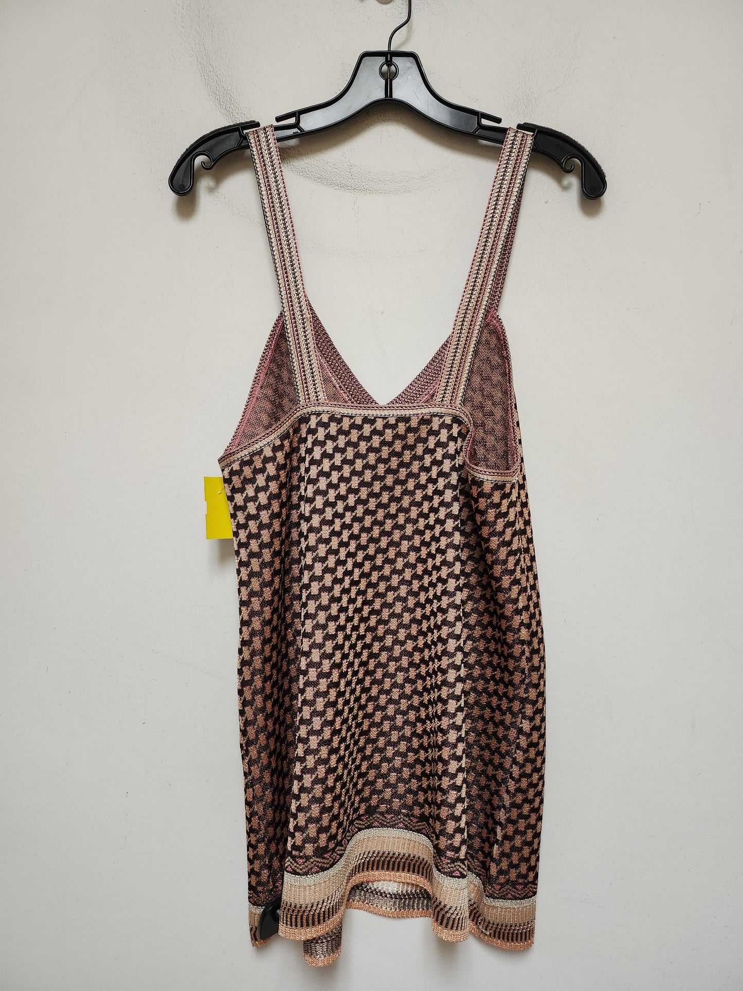 Top Sleeveless By Zara In Multi-colored, Size: L