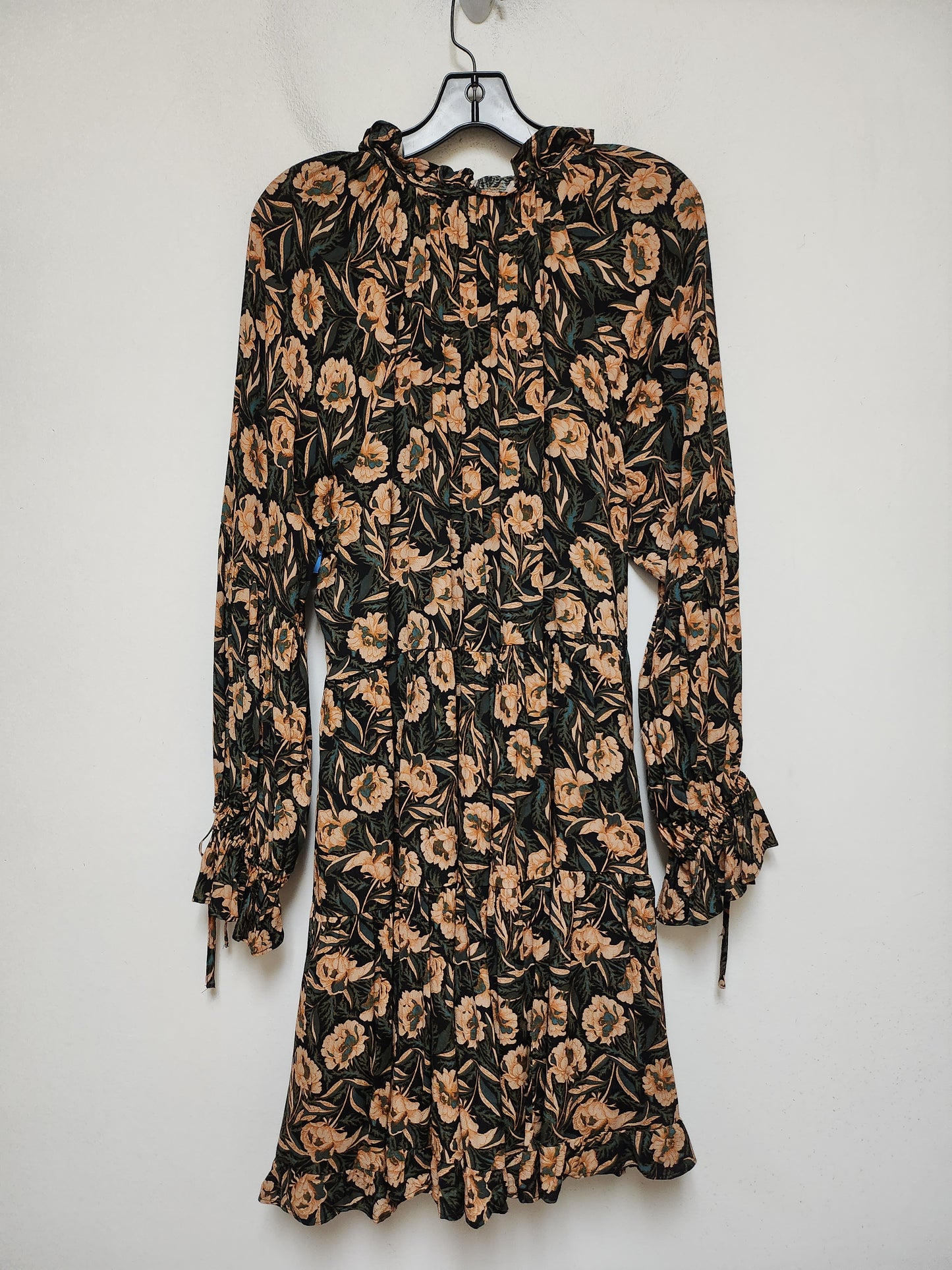 Dress Casual Midi By Gibson And Latimer In Floral Print, Size: L