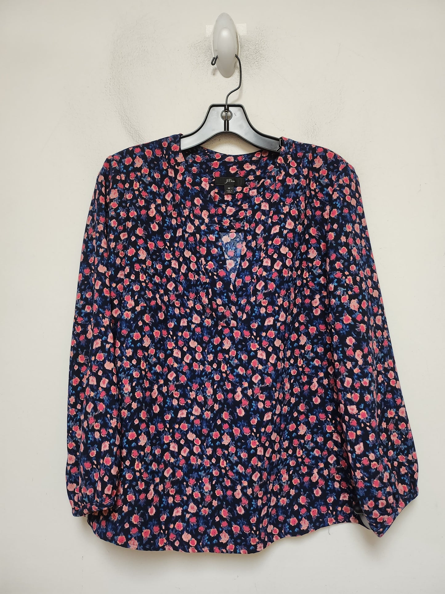 Top Long Sleeve By J. Crew In Multi-colored, Size: M