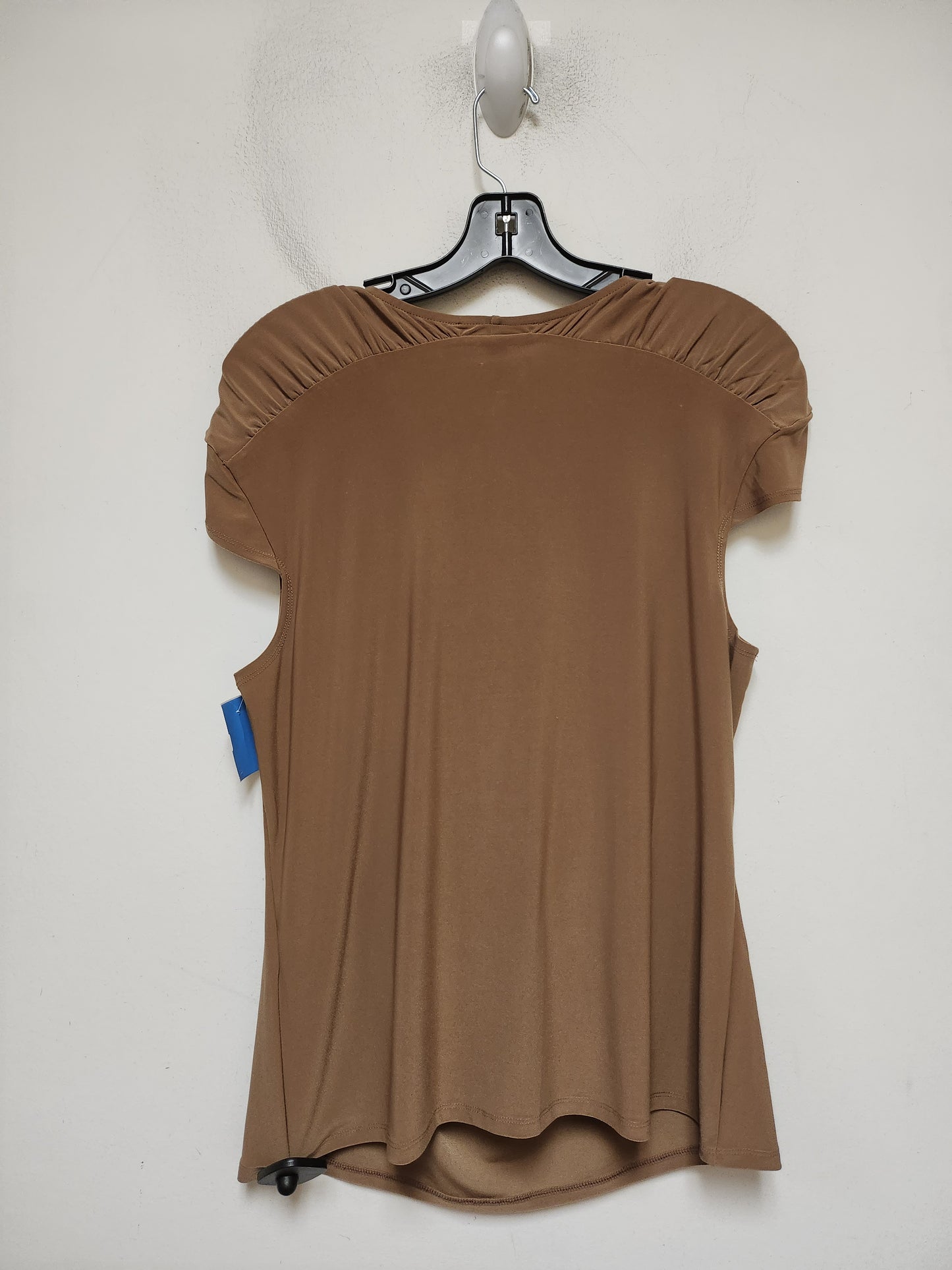 Top Short Sleeve By White House Black Market In Brown, Size: L