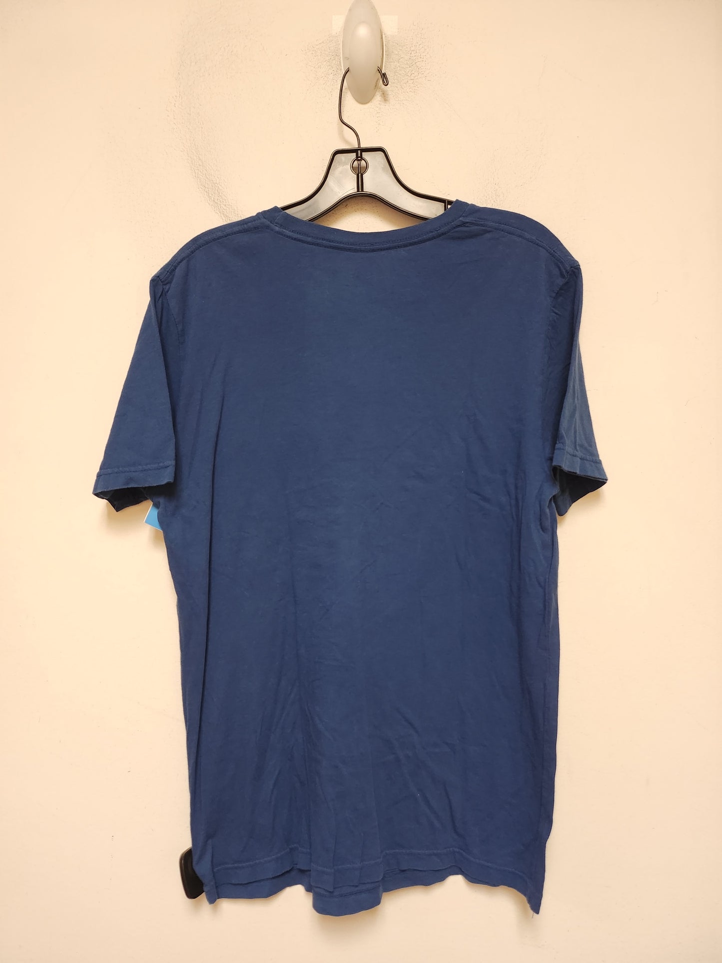 Top Short Sleeve Basic By Walt Disney In Blue, Size: M