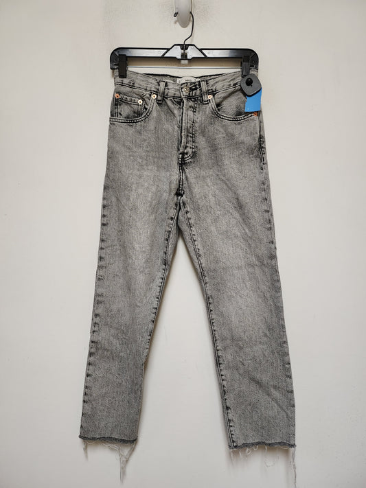 Jeans Straight By Mng In Grey Denim, Size: 2