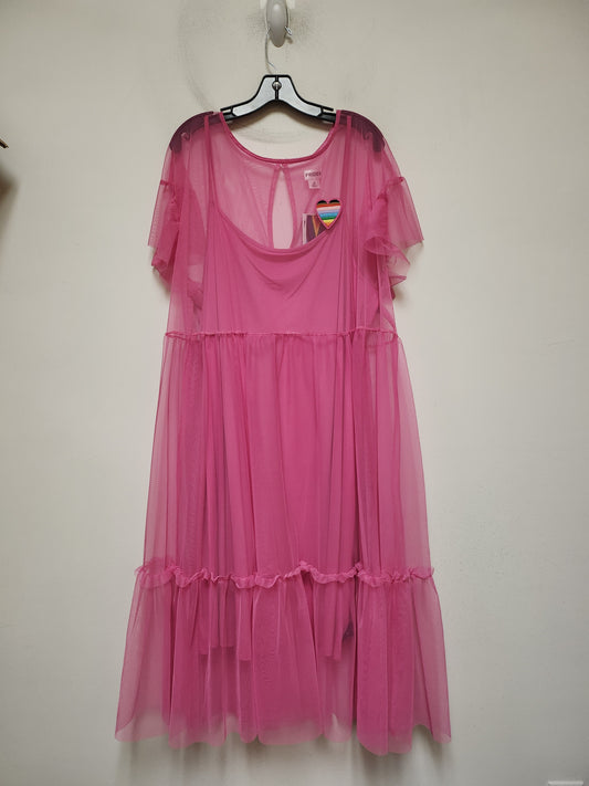 Dress Casual Maxi By Target In Pink, Size: 2x