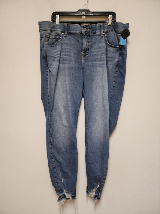 Jeans Skinny By Torrid In Blue Denim, Size: 20