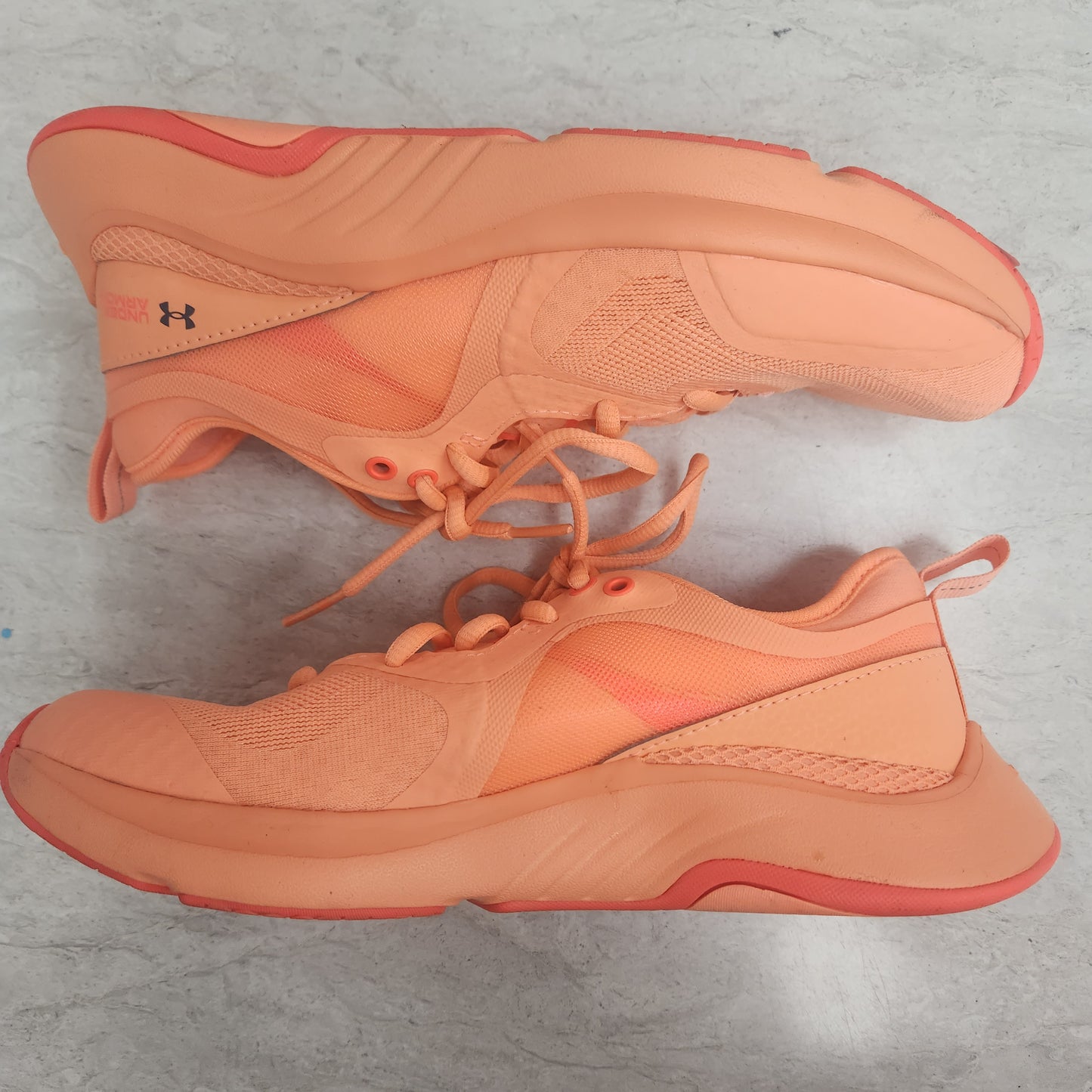 Shoes Athletic By Under Armour In Orange, Size: 6.5