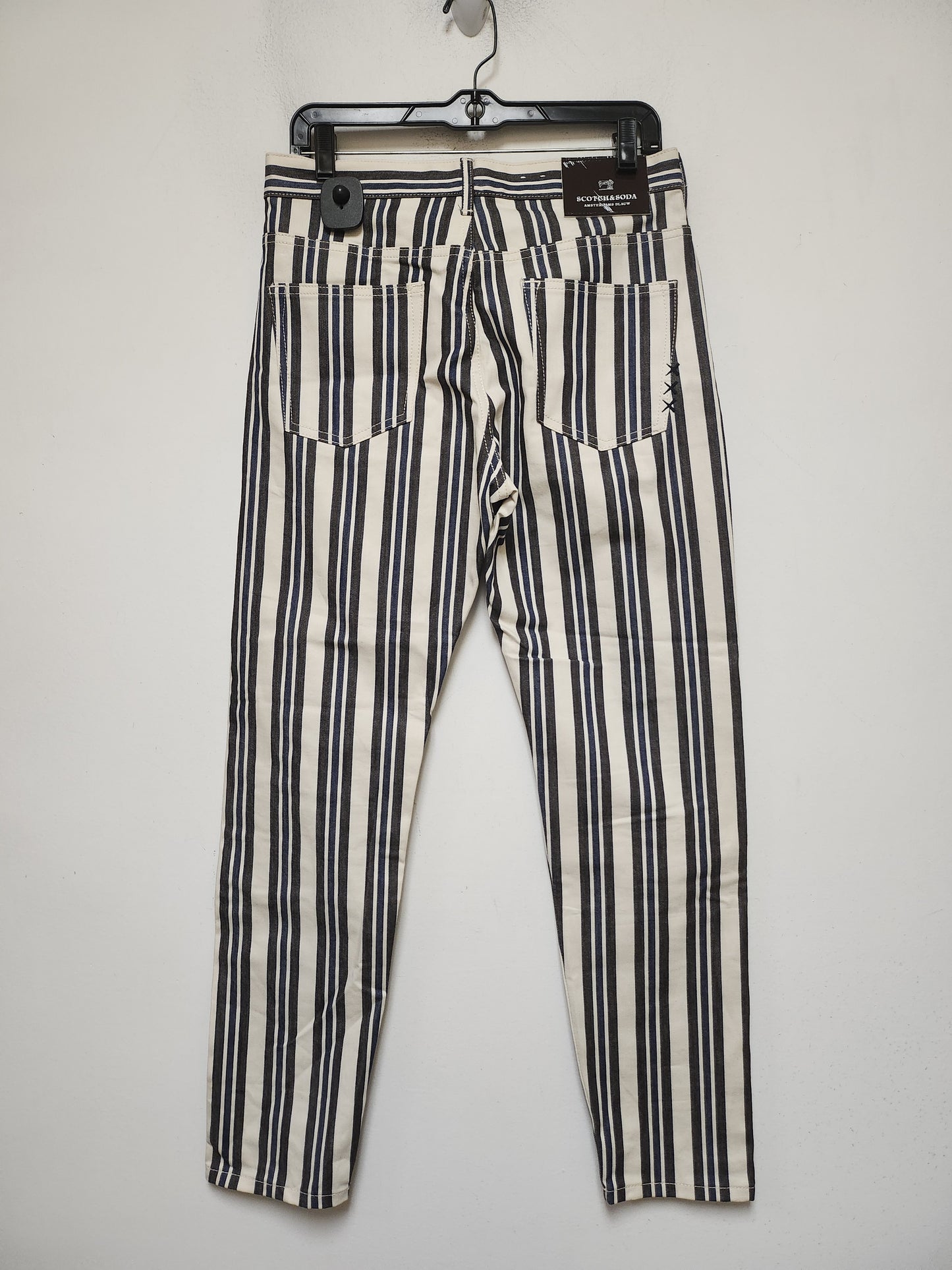 Jeans Straight By Scotch & Soda In Striped Pattern, Size: 6