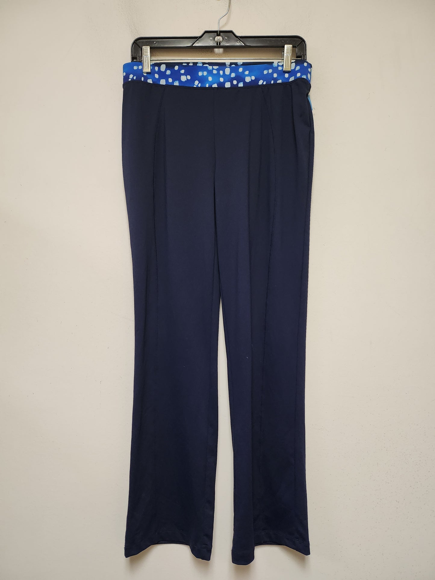 Athletic Pants 2pc By Chicos In Blue & White, Size: S