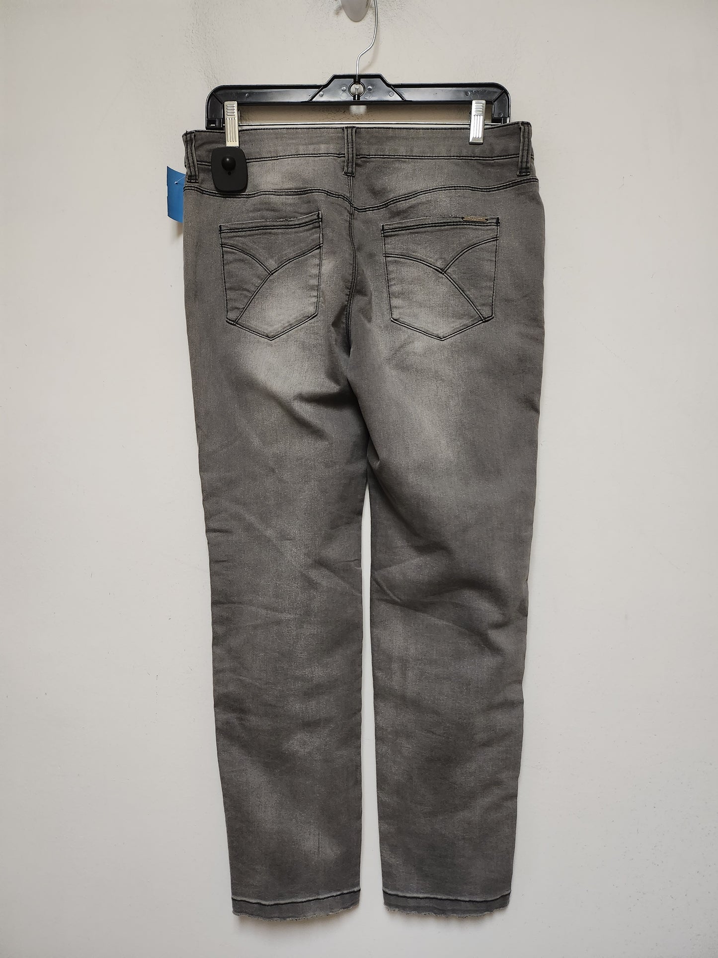 Jeans Straight By Chicos In Black Denim, Size: 2