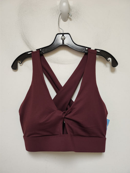 Athletic Bra By Fabletics In Maroon, Size: Xl