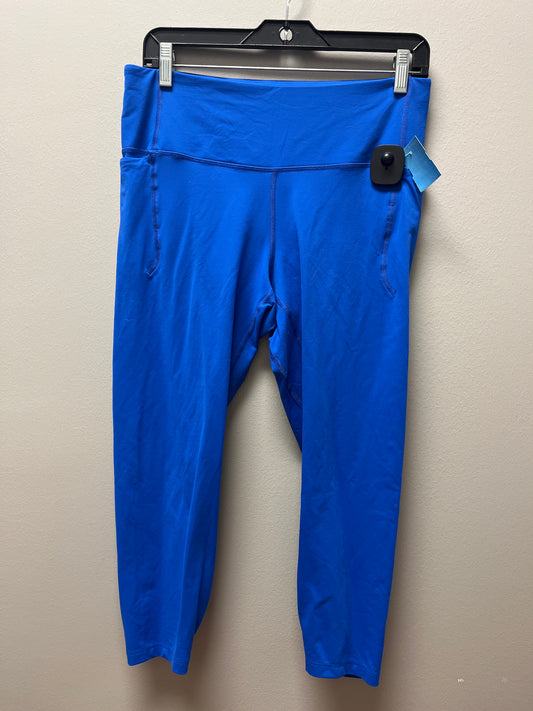 Athletic Capris By Under Armour In Blue, Size: L