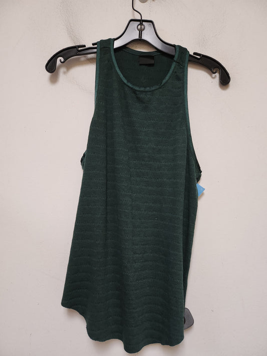 Athletic Tank Top By Nike Apparel In Green, Size: L