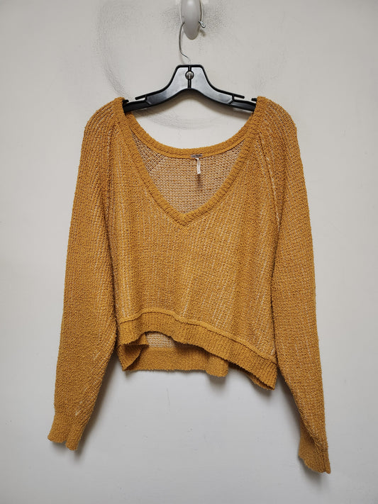 Sweater By Free People In Yellow, Size: M