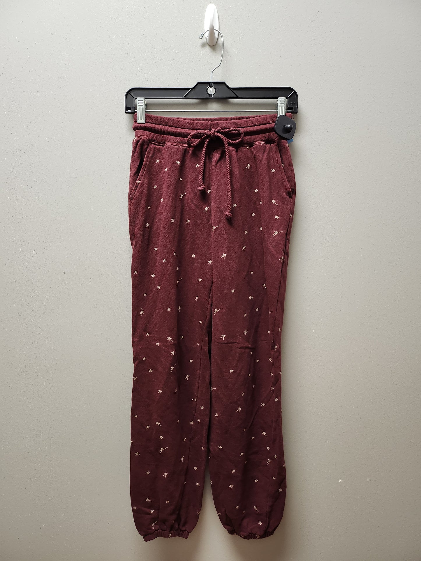 Athletic Pants 2pc By Lou And Grey In Maroon, Size: Xxs