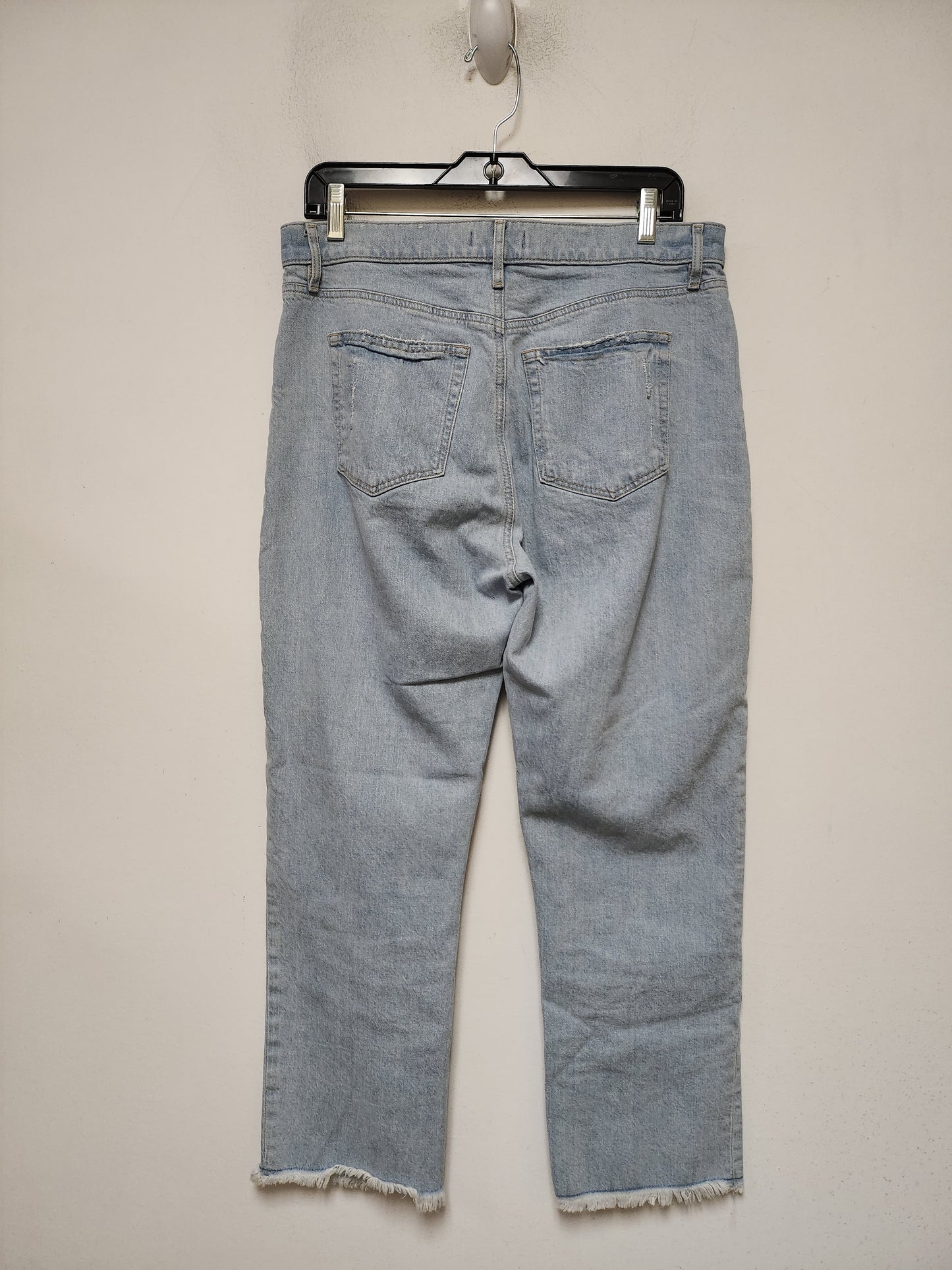 Jeans Boyfriend By Loft In Blue Denim, Size: 8