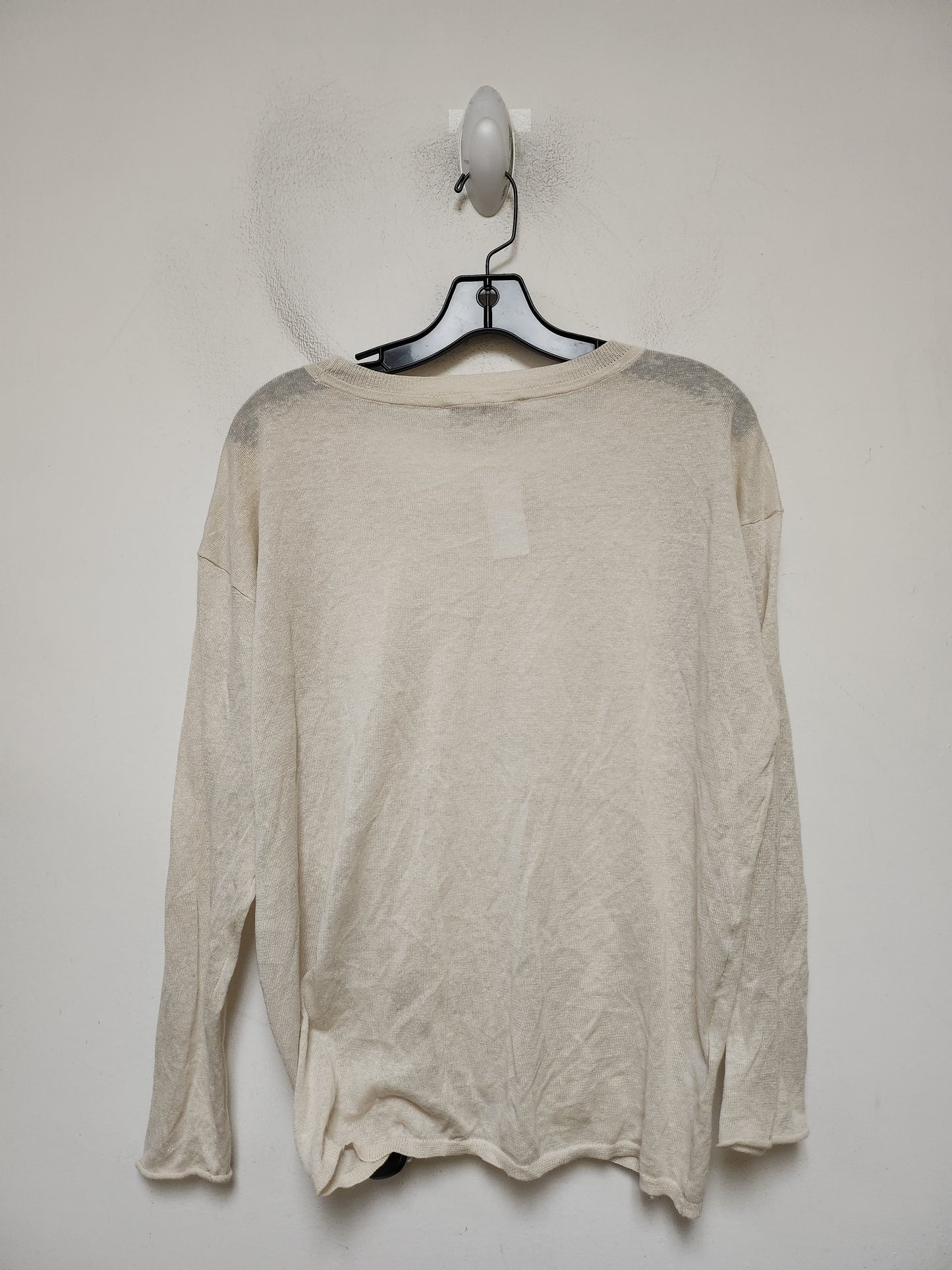 Top Long Sleeve By Loft In Tan, Size: Xs