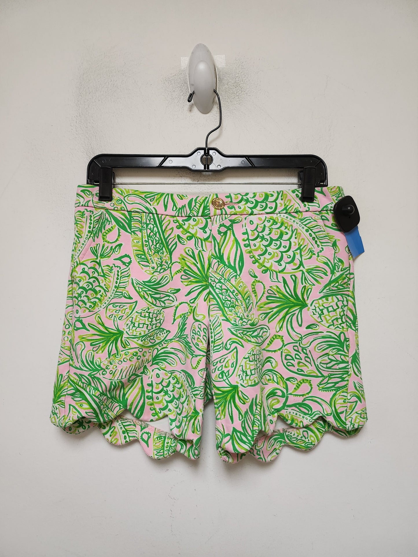 Shorts Designer By Lilly Pulitzer In Green & Pink, Size: 2