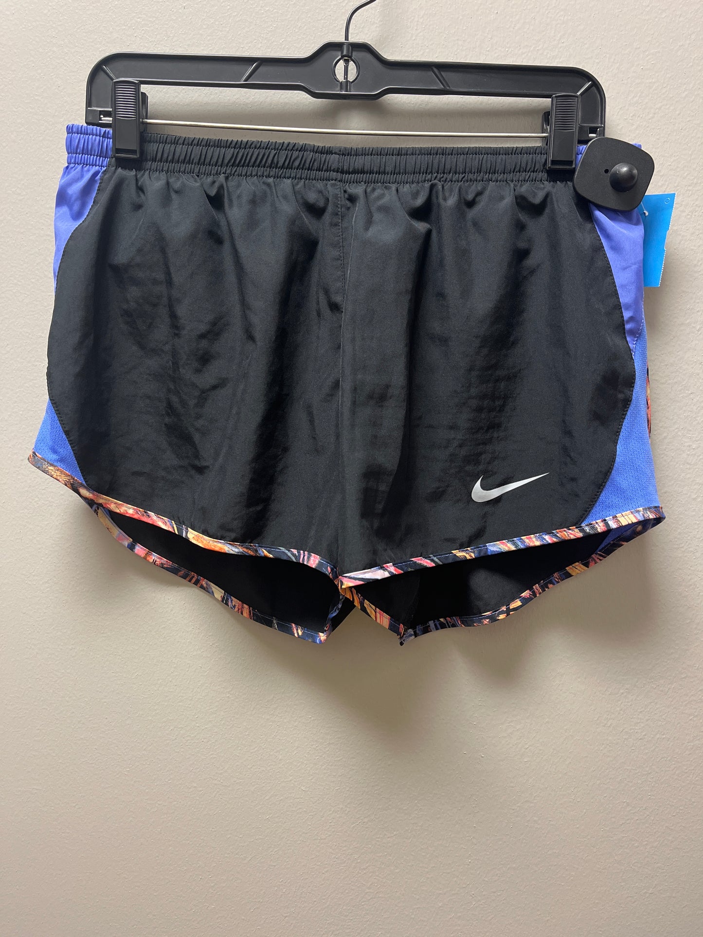 Athletic Shorts By Nike Apparel In Black & Purple, Size: M