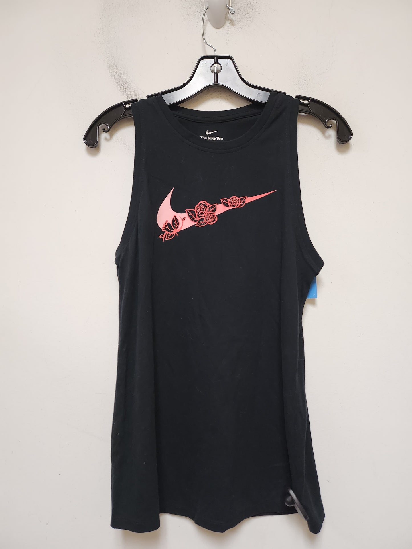 Athletic Tank Top By Nike Apparel In Black, Size: Xs