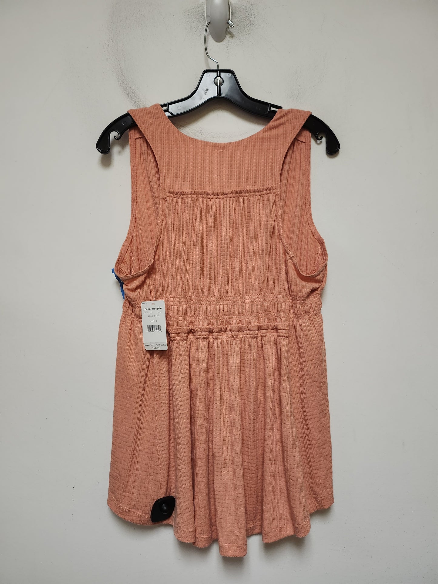 Top Sleeveless By Free People In Orange, Size: L