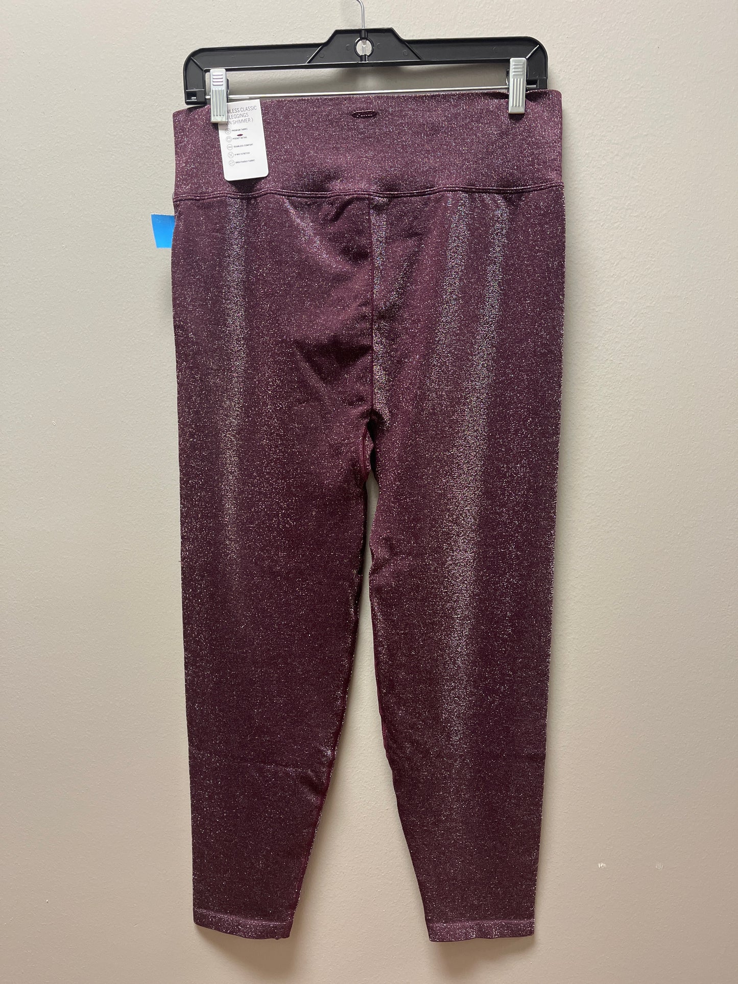 Athletic Leggings By Pink In Maroon, Size: Xxl