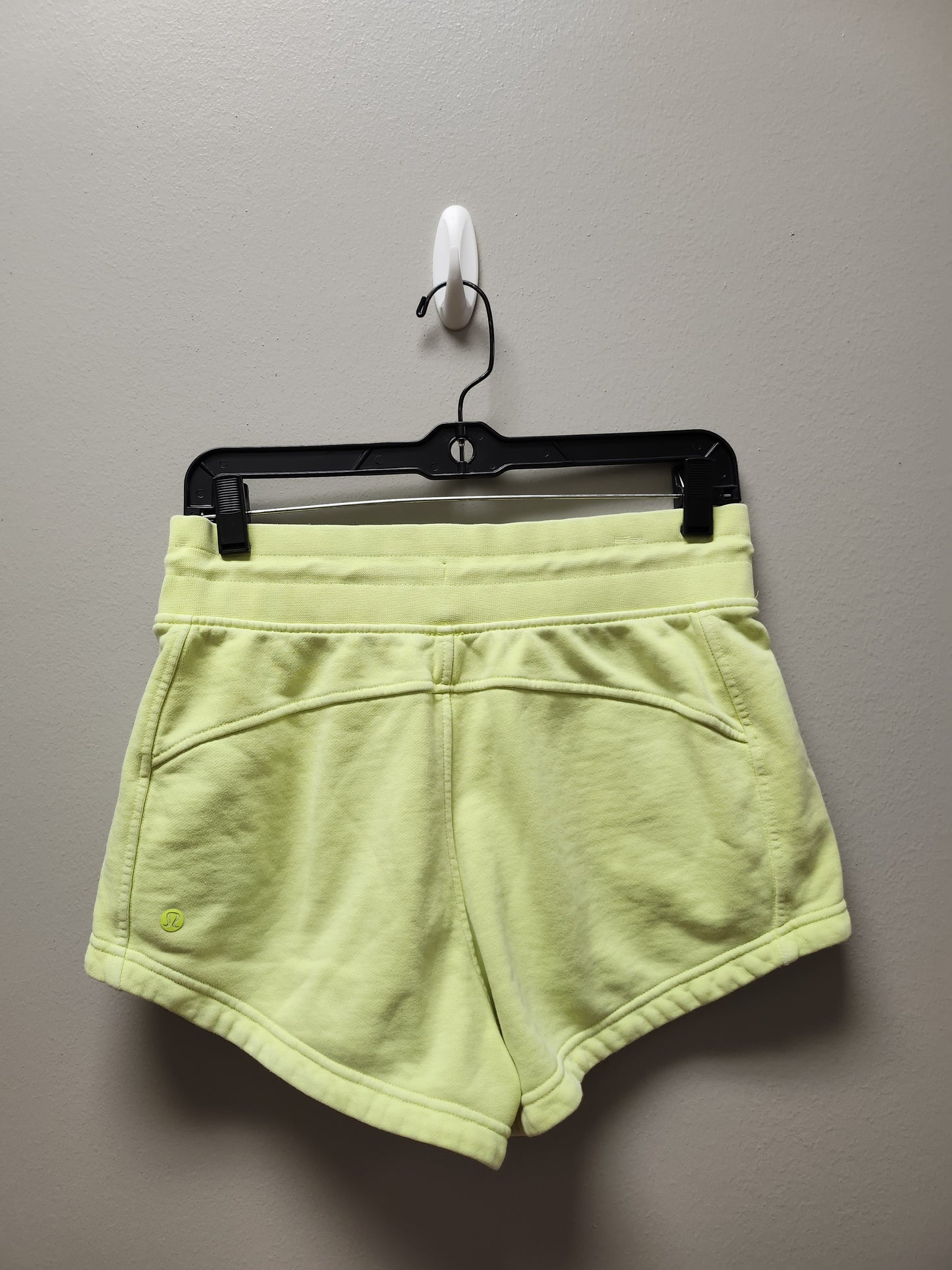 Athletic Shorts By Lululemon In Yellow, Size: 6