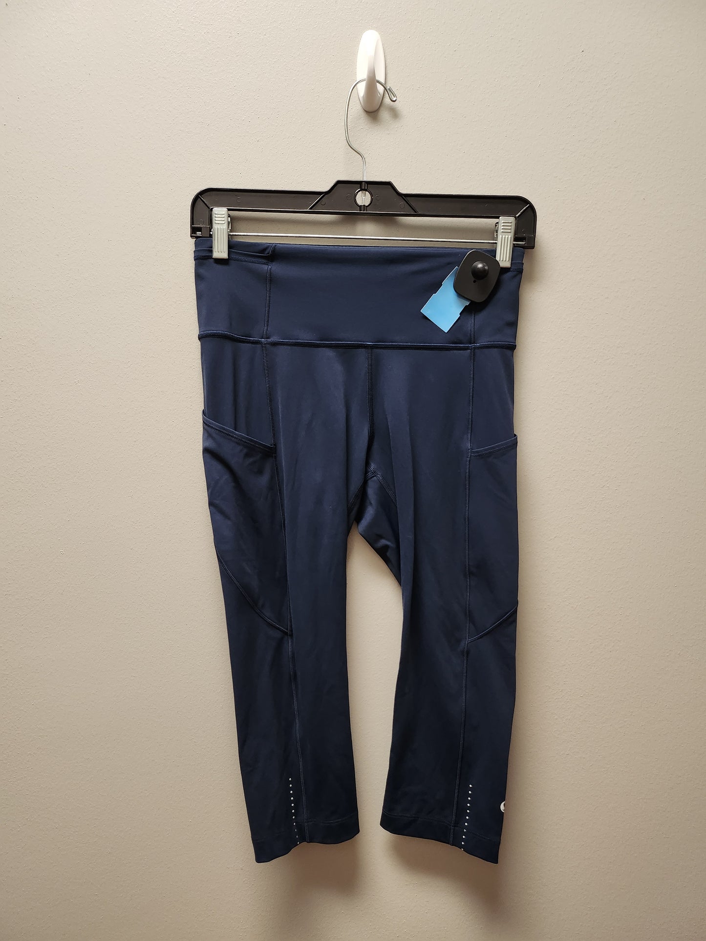 Athletic Capris By Lululemon In Blue, Size: 6