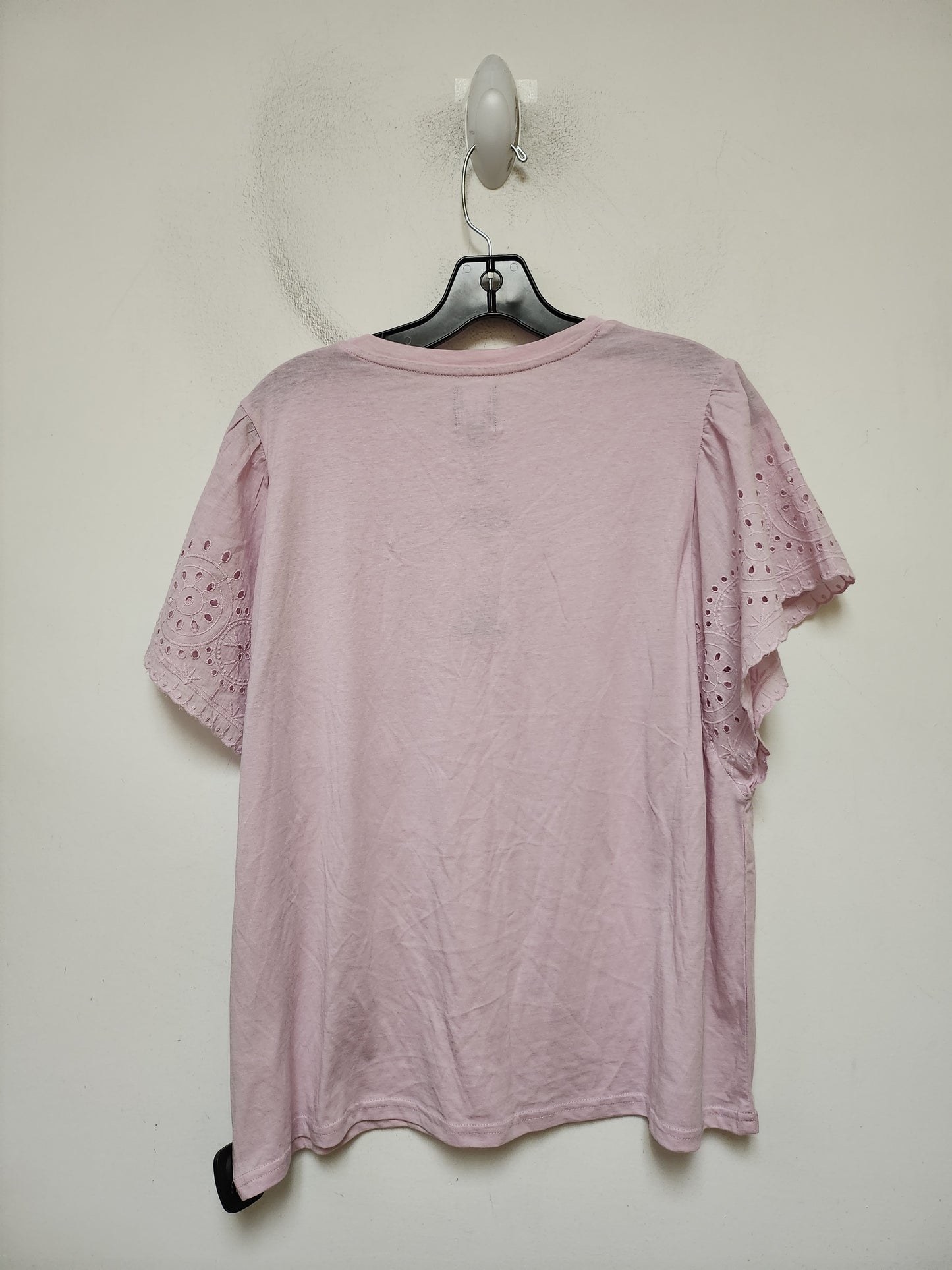 Top Short Sleeve Basic By Gap In Pink, Size: Xl