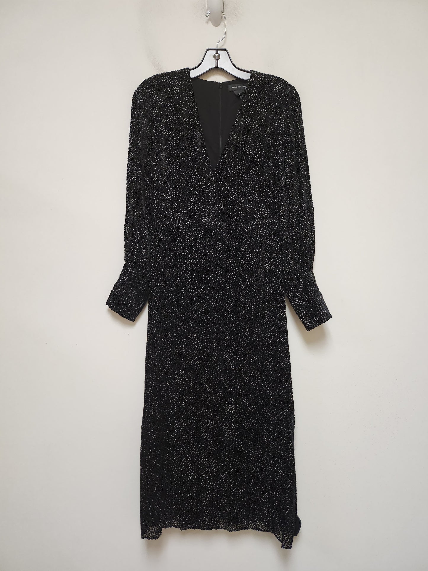 Dress Casual Maxi By Club Monaco In Black & Cream, Size: Xs