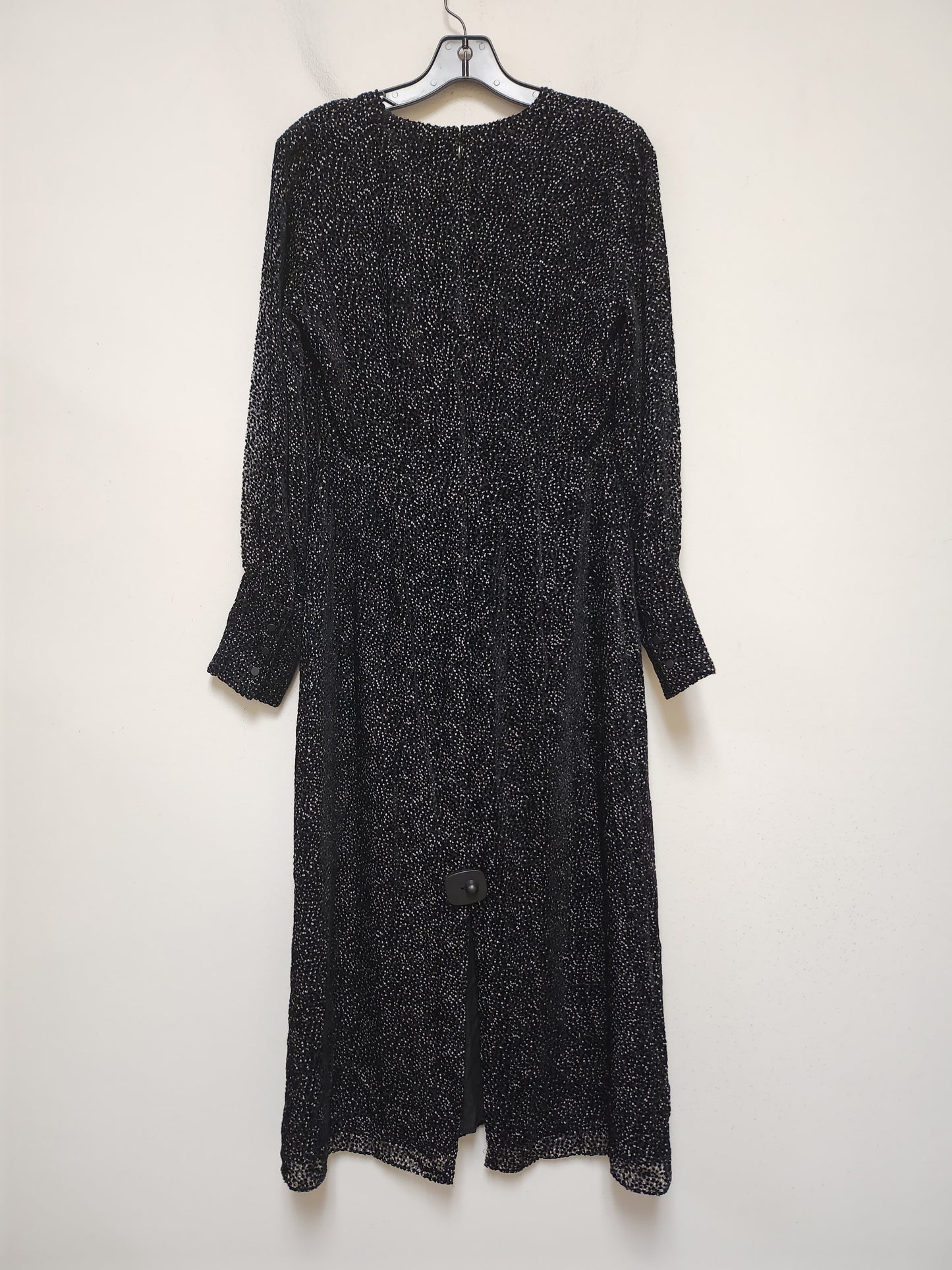 Dress Casual Maxi By Club Monaco In Black & Cream, Size: Xs