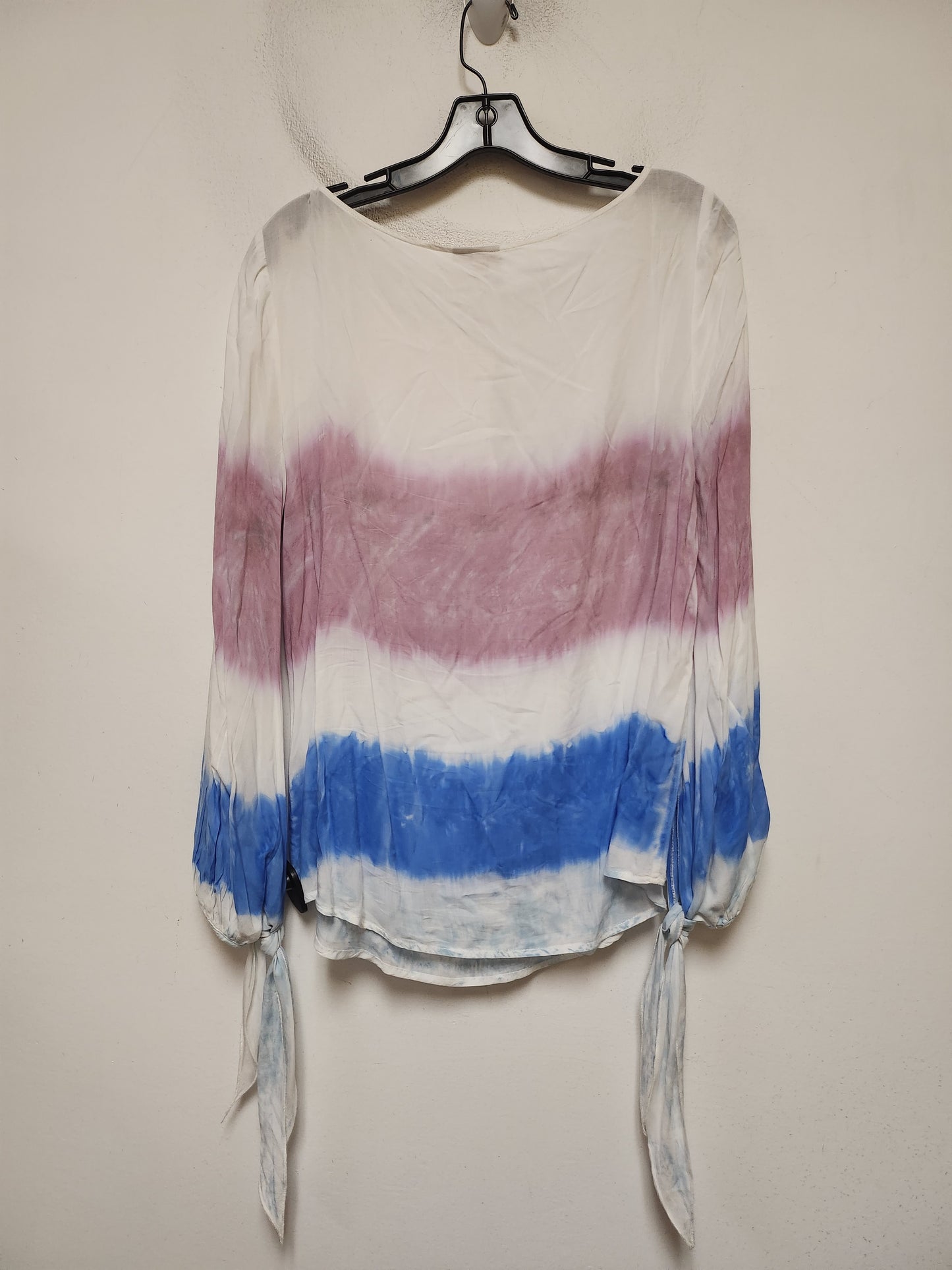 Top Long Sleeve By Holding Horses In Tie Dye Print, Size: S